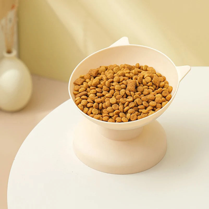 45° elevated pet feeding bowl