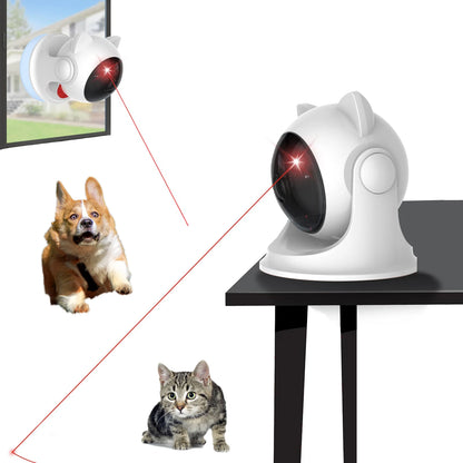 Smart Motion-Activated Laser Toy – Rechargeable Interactive Exercise System for Cats