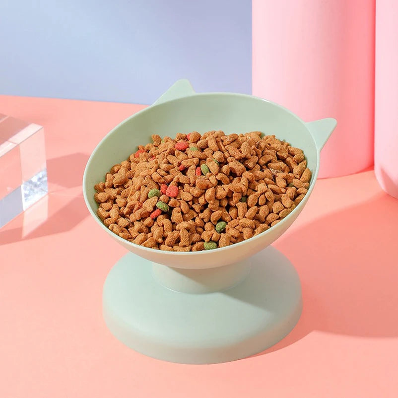45° elevated pet feeding bowl
