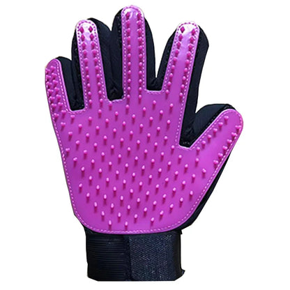 Deluxe Rubber Pet Grooming Glove
