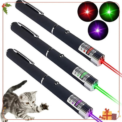 2-in-1 LED Laser Pointer Interactive Cat & Pet Training Toy