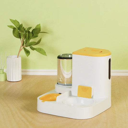 Dual-Function Automatic Pet Food and Water Station