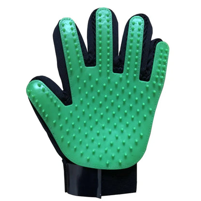 Deluxe Rubber Pet Grooming Glove