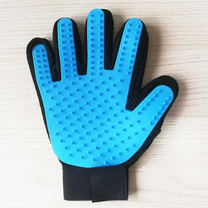 Deluxe Rubber Pet Grooming Glove